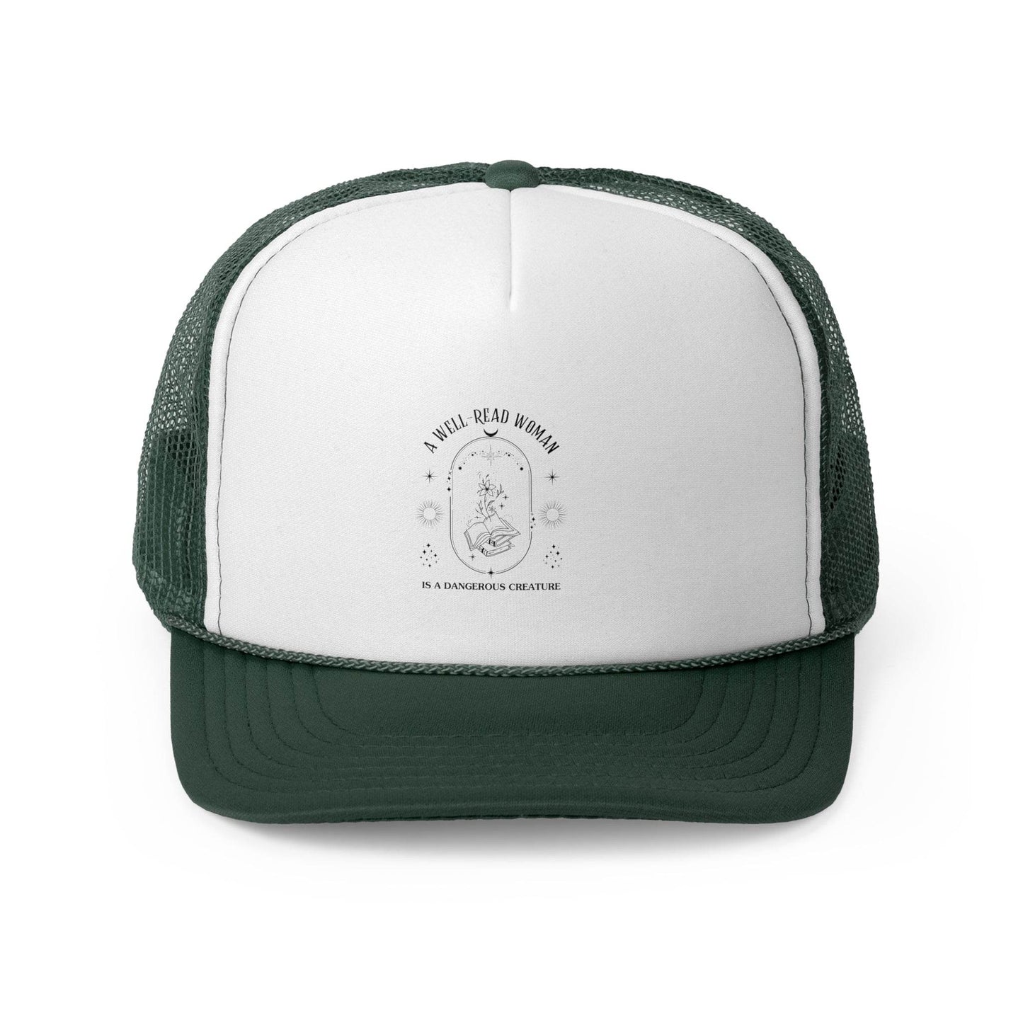A Well-Read Woman Trucker Cap - Creative Inspiration for Book Lovers - Kim Bock Books LLC