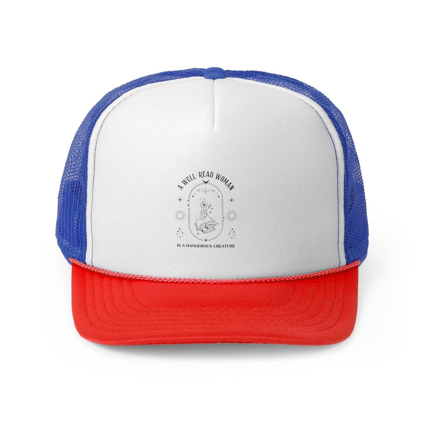 A Well-Read Woman Trucker Cap - Creative Inspiration for Book Lovers - Kim Bock Books LLC