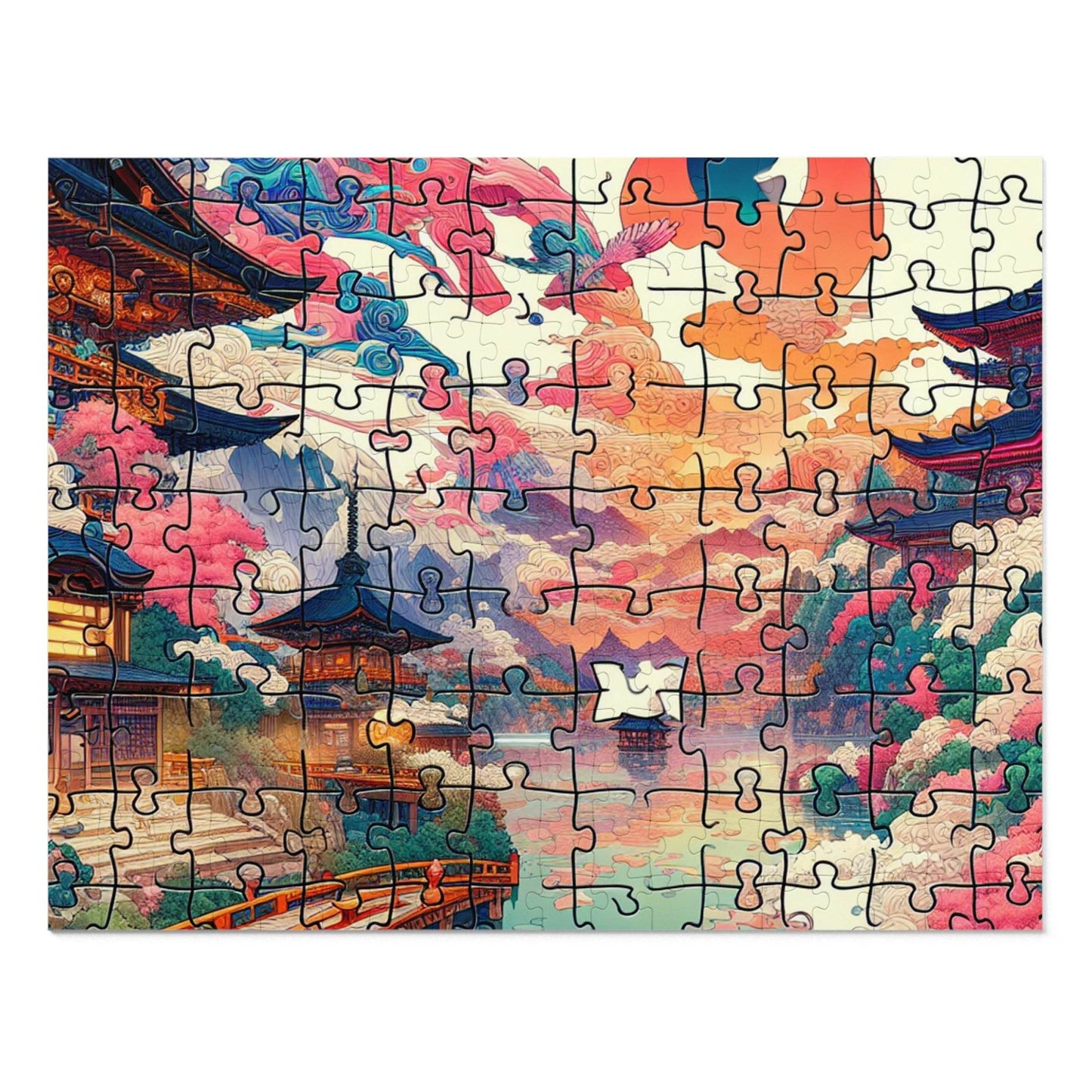 Serene Landscape Jigsaw Puzzle with Tin – Perfect for Family Fun & Gifts - Kim Bock Books LLC