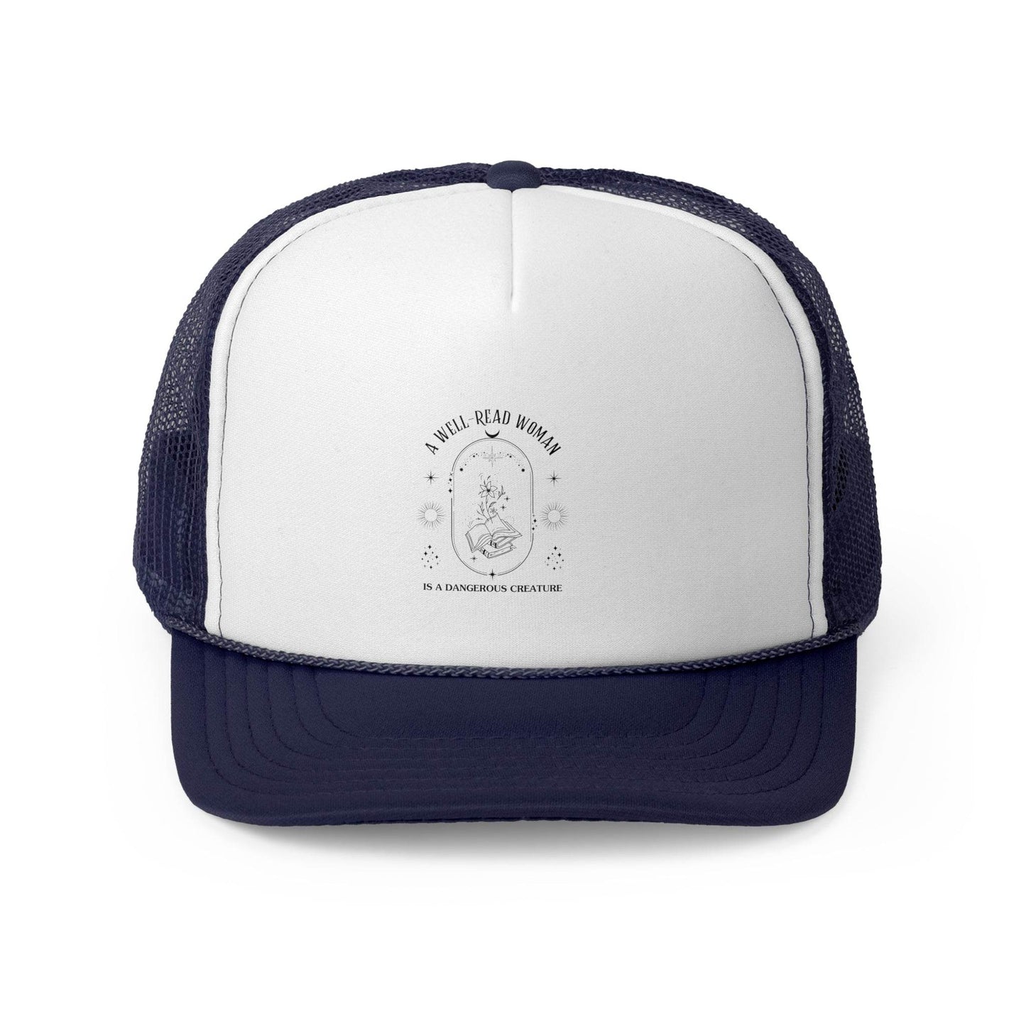 A Well-Read Woman Trucker Cap - Creative Inspiration for Book Lovers - Kim Bock Books LLC