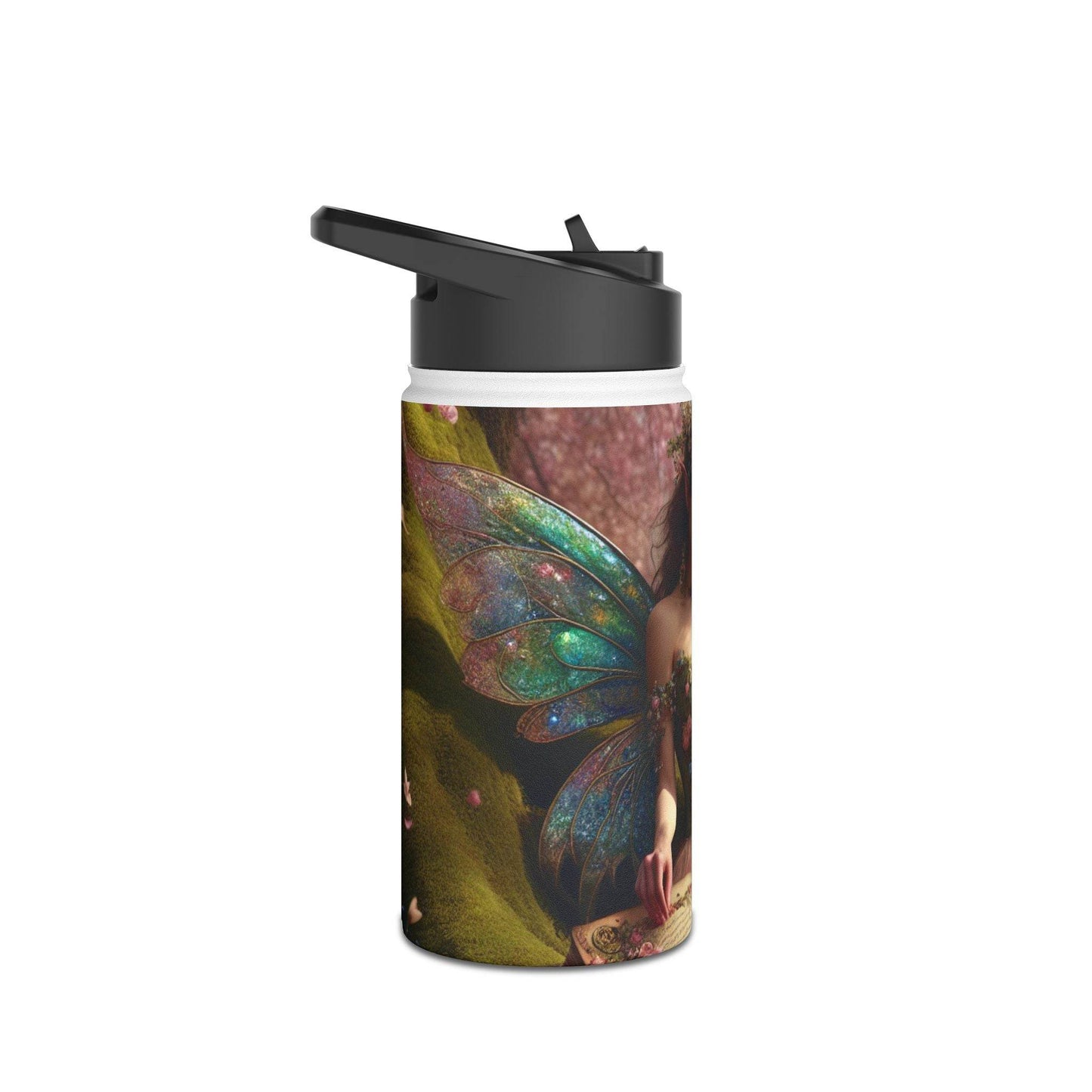 Fairy Garden Stainless Steel Water Bottle - Eco-Friendly Hydration for Nature Lovers - Kim Bock Books LLC