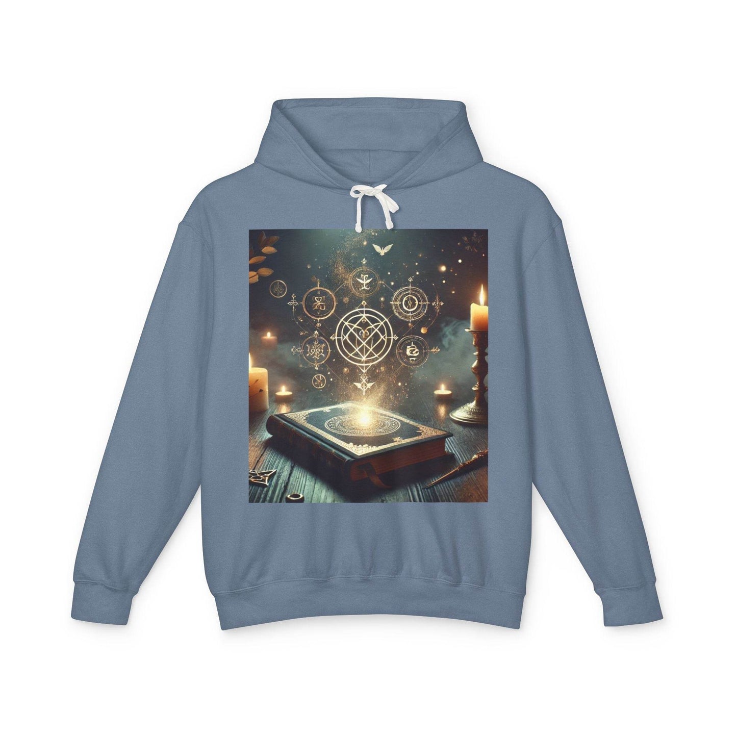 Mystical Magic Unisex Lightweight Hooded Sweatshirt - Kim Bock Books LLC