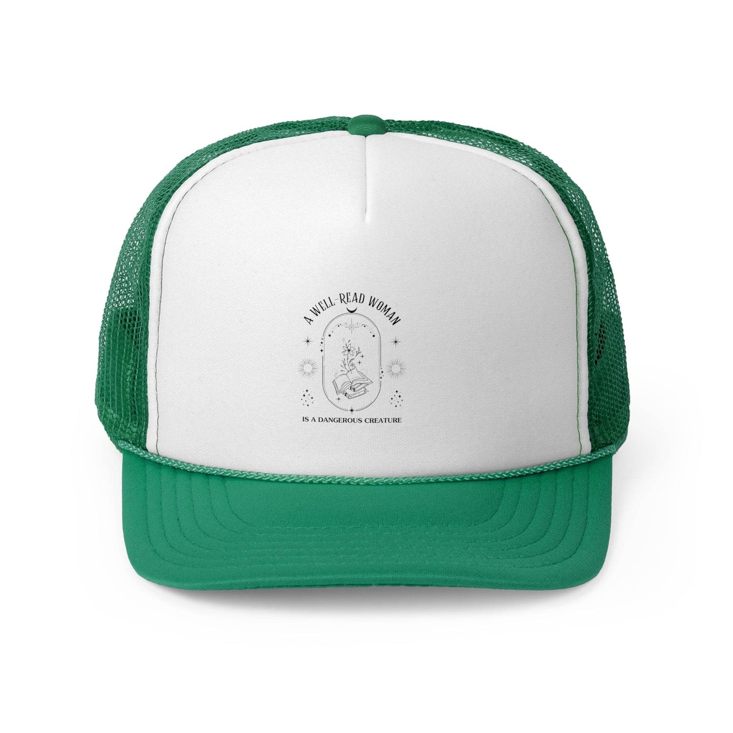 A Well-Read Woman Trucker Cap - Creative Inspiration for Book Lovers - Kim Bock Books LLC