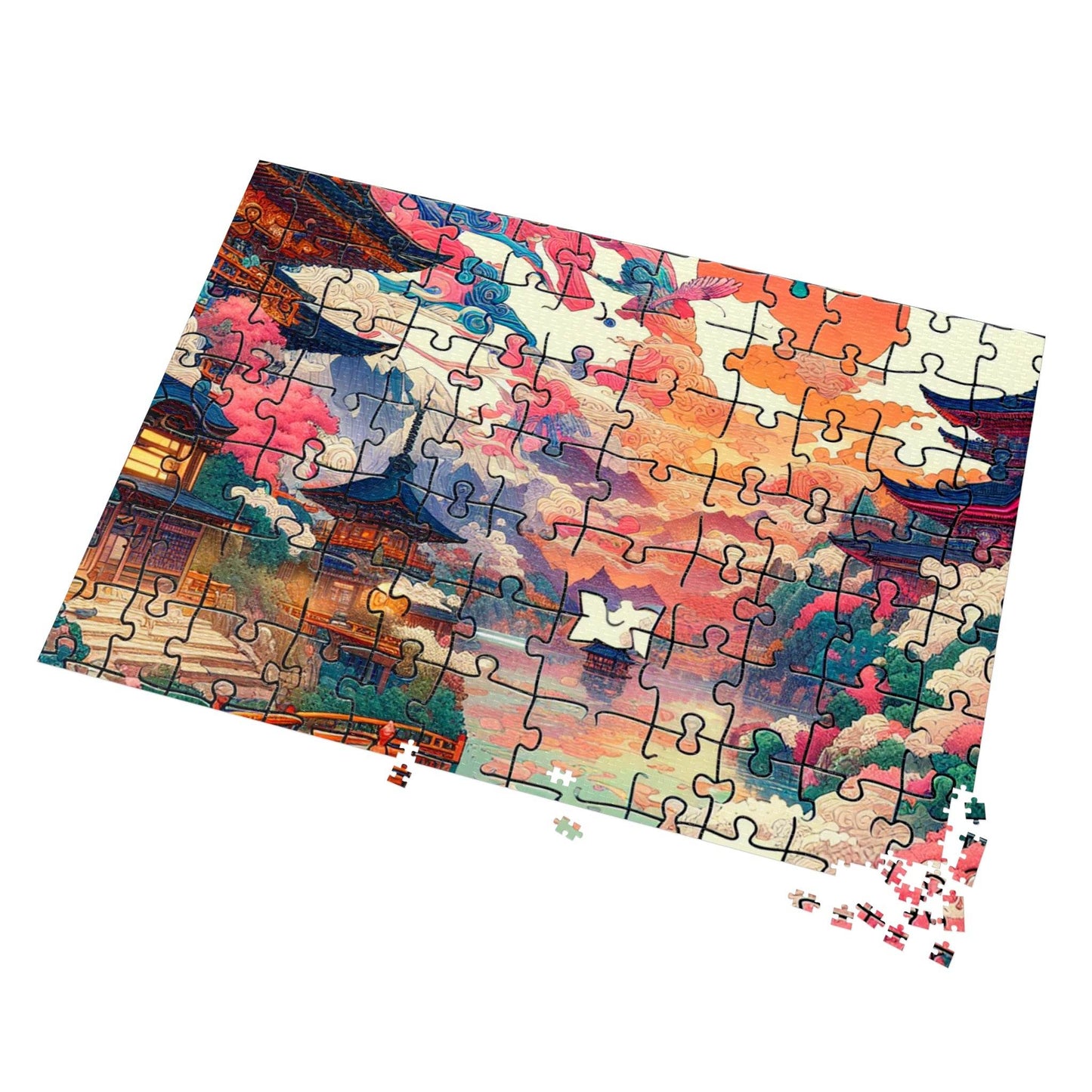 Serene Landscape Jigsaw Puzzle with Tin – Perfect for Family Fun & Gifts - Kim Bock Books LLC