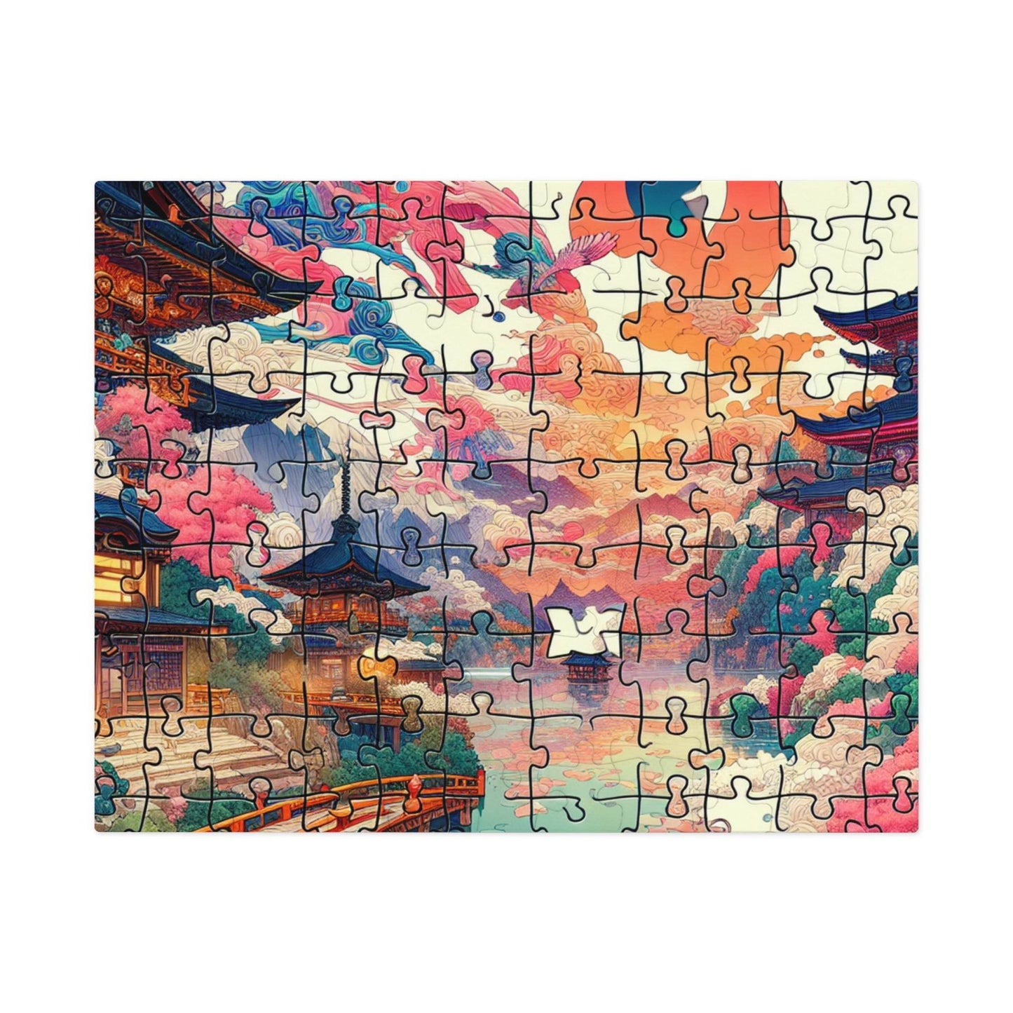 Serene Landscape Jigsaw Puzzle with Tin – Perfect for Family Fun & Gifts - Kim Bock Books LLC