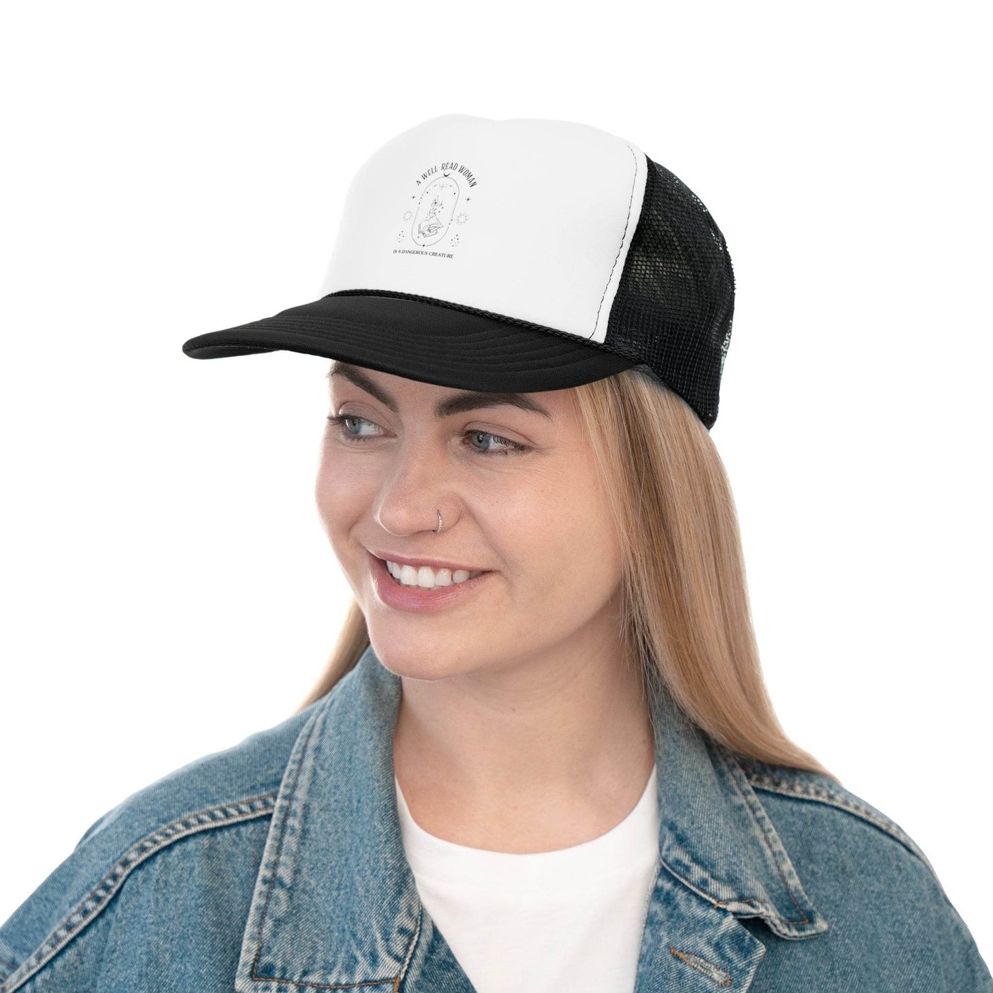 A Well-Read Woman Trucker Cap - Creative Inspiration for Book Lovers - Kim Bock Books LLC