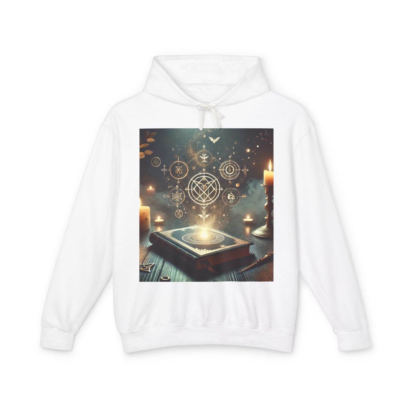 Mystical Magic Unisex Lightweight Hooded Sweatshirt - Kim Bock Books LLC