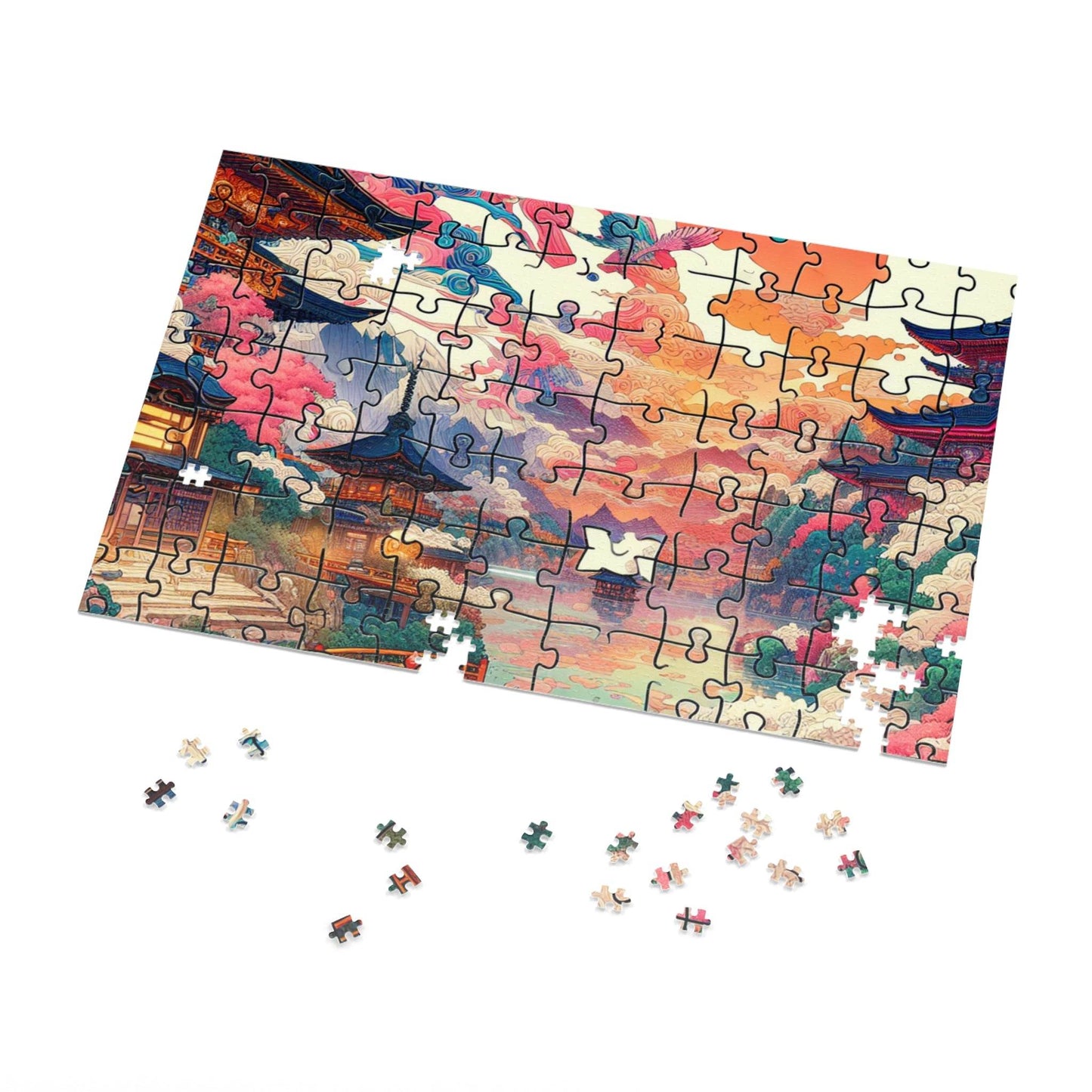 Serene Landscape Jigsaw Puzzle with Tin – Perfect for Family Fun & Gifts - Kim Bock Books LLC