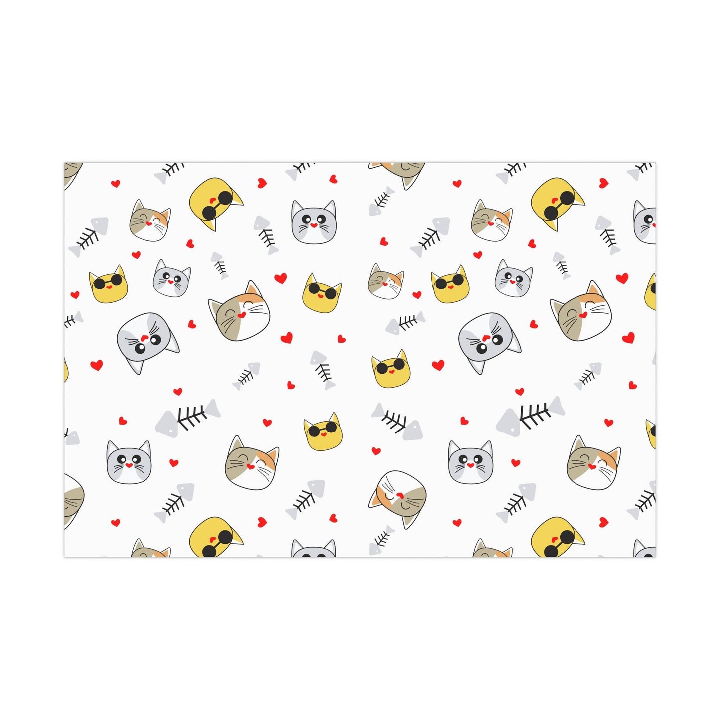Cute Cat-themed Gift Wrap Paper - Perfect for Pet Lovers & Celebrations - Kim Bock Books LLC