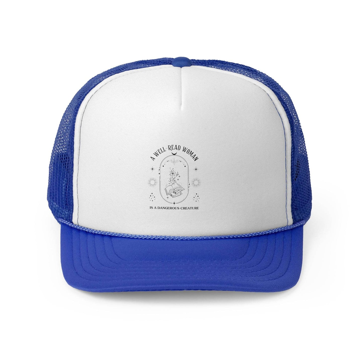 A Well-Read Woman Trucker Cap - Creative Inspiration for Book Lovers - Kim Bock Books LLC