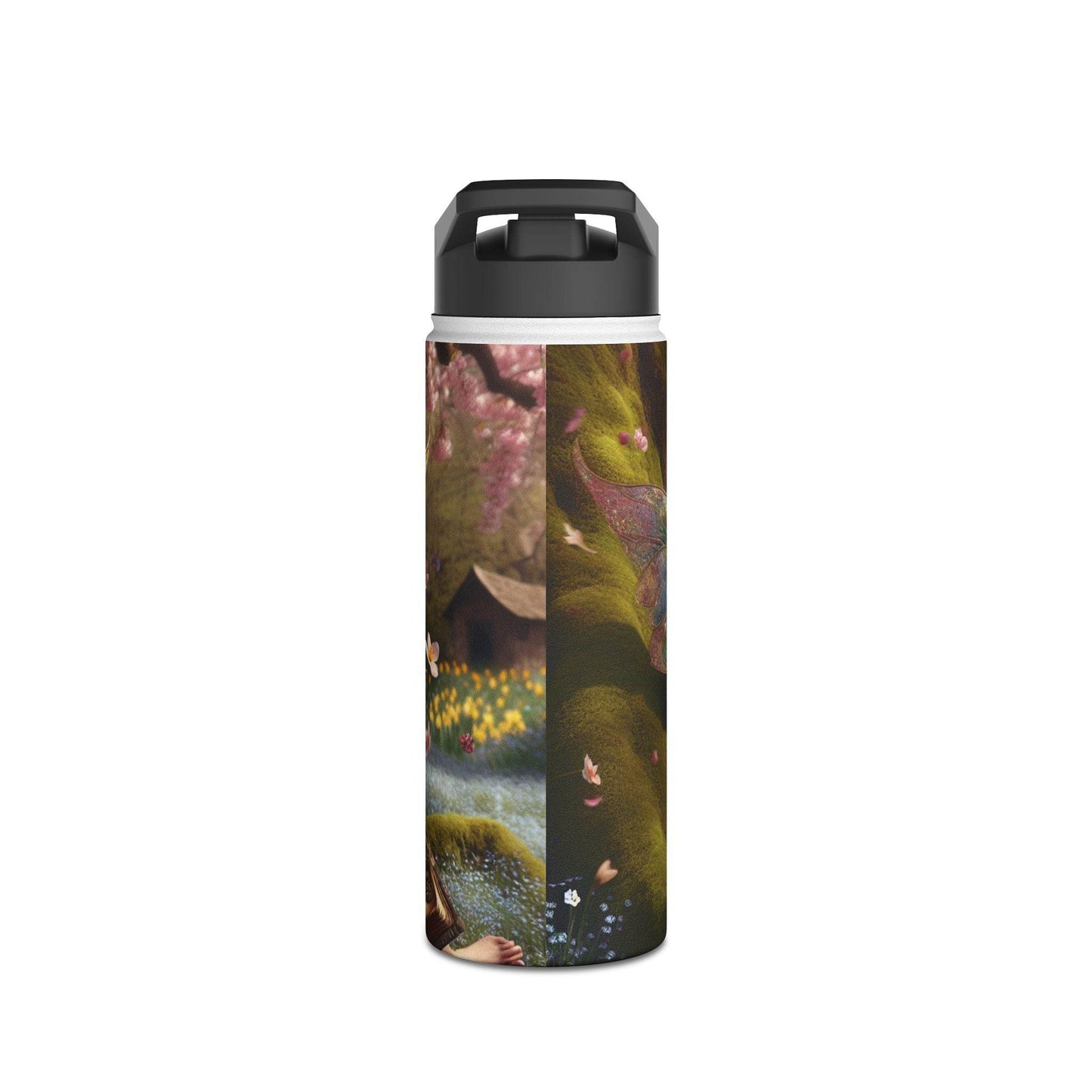 Fairy Garden Stainless Steel Water Bottle - Eco-Friendly Hydration for Nature Lovers - Kim Bock Books LLC
