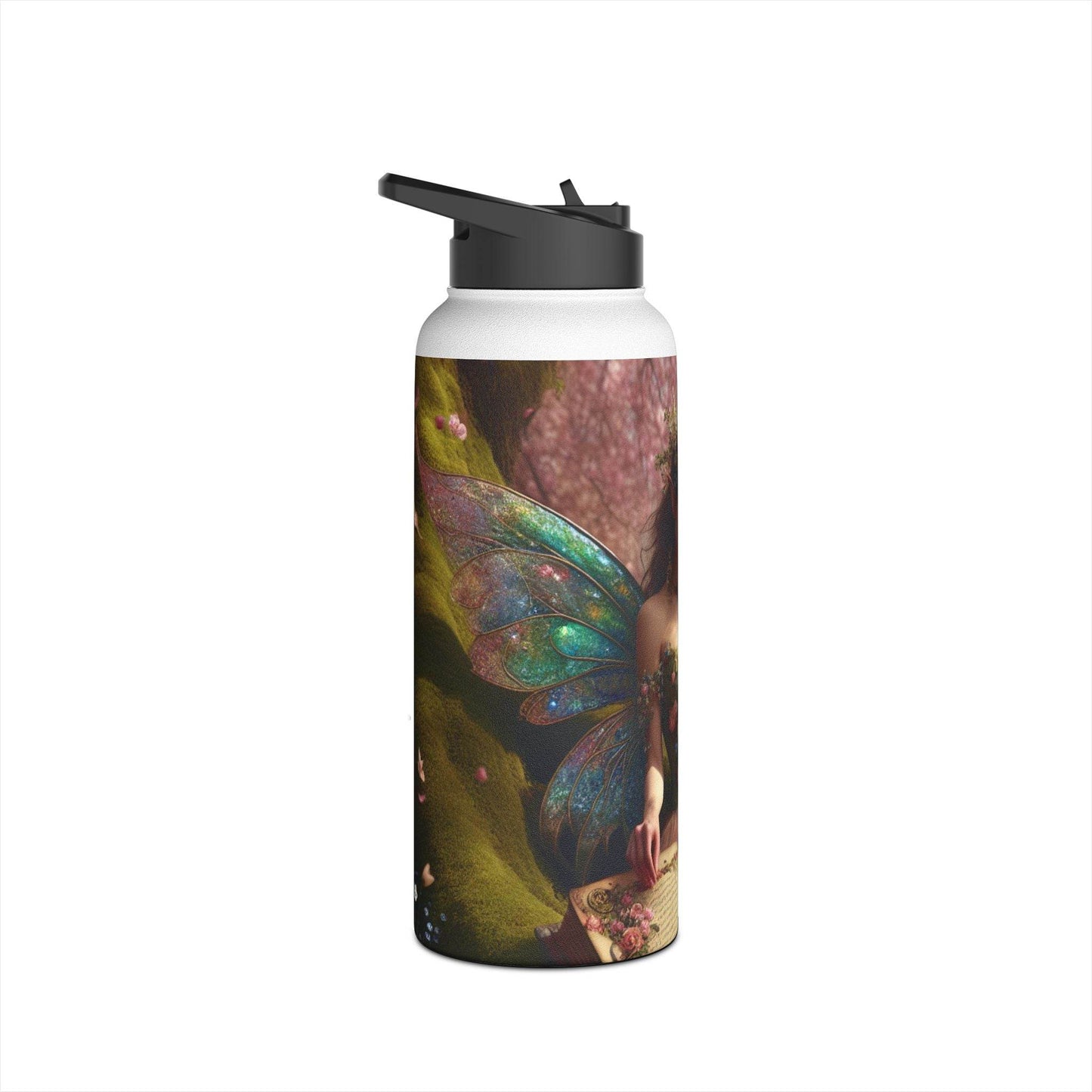 Fairy Garden Stainless Steel Water Bottle - Eco-Friendly Hydration for Nature Lovers - Kim Bock Books LLC