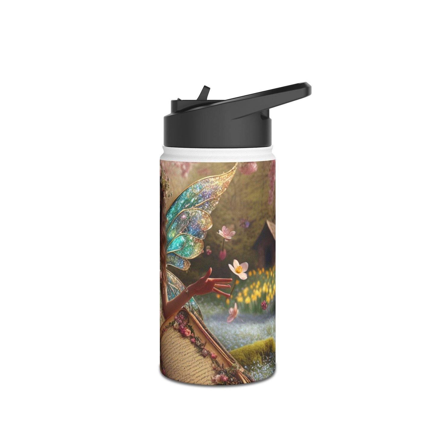 Fairy Garden Stainless Steel Water Bottle - Eco-Friendly Hydration for Nature Lovers - Kim Bock Books LLC
