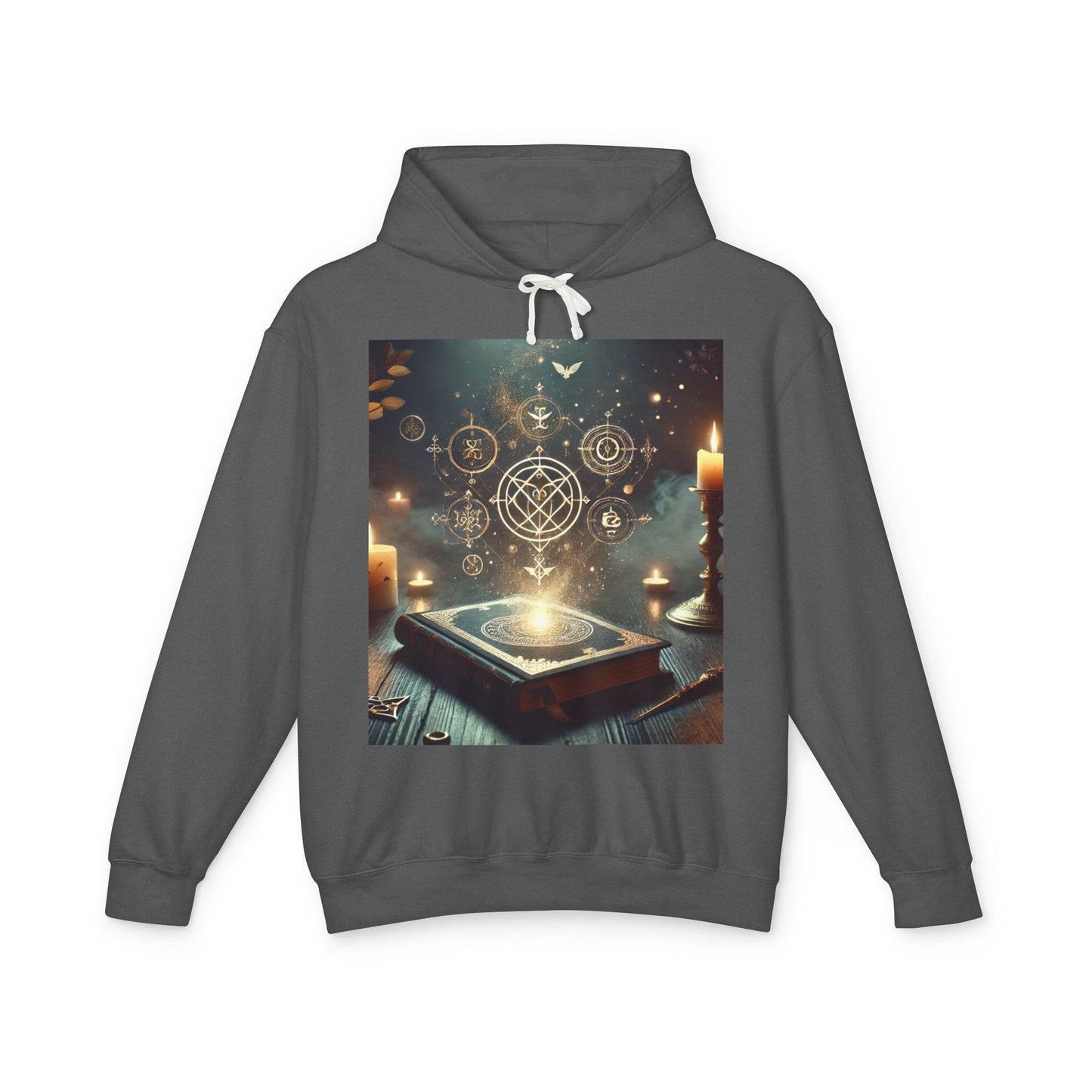 Mystical Magic Unisex Lightweight Hooded Sweatshirt - Kim Bock Books LLC