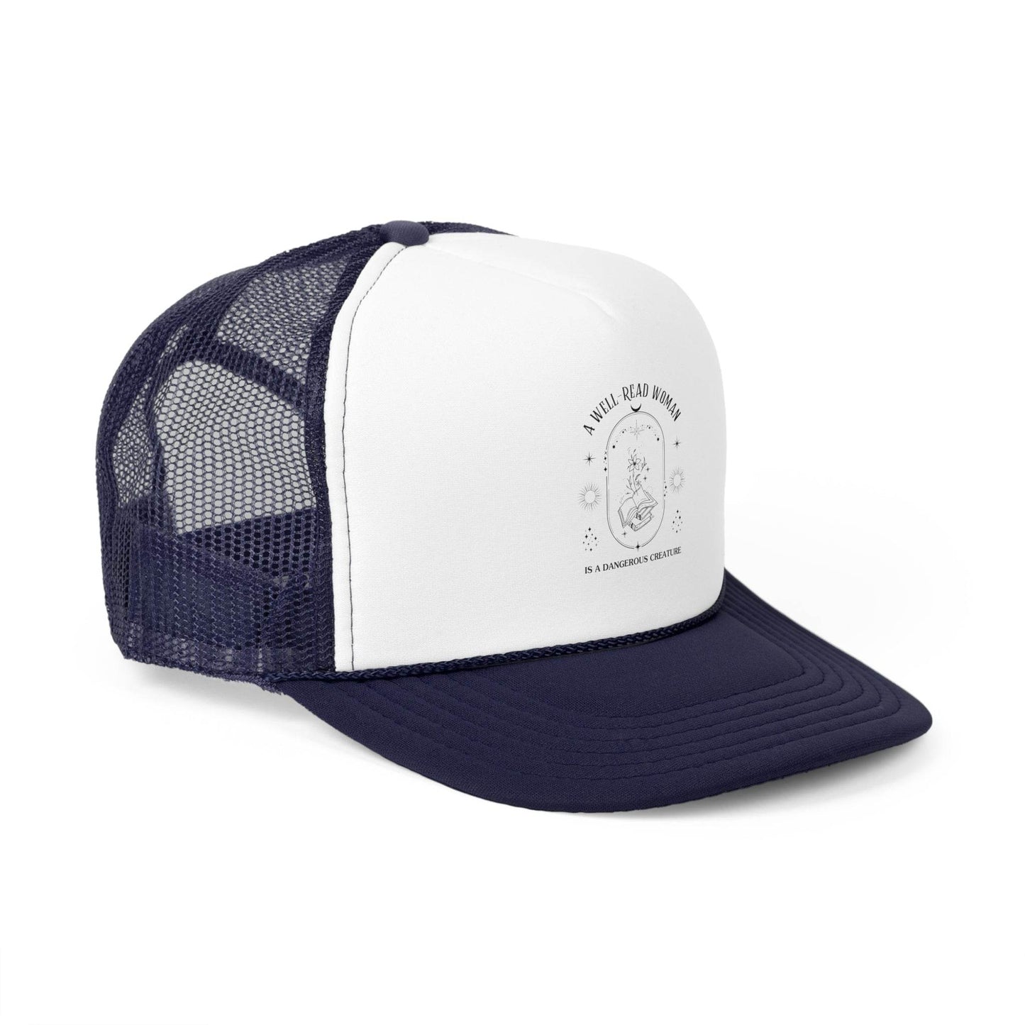 A Well-Read Woman Trucker Cap - Creative Inspiration for Book Lovers - Kim Bock Books LLC