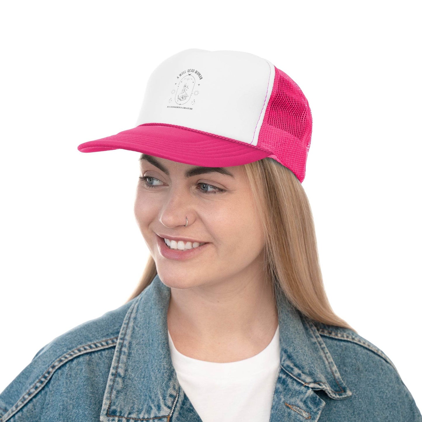 A Well-Read Woman Trucker Cap - Creative Inspiration for Book Lovers - Kim Bock Books LLC