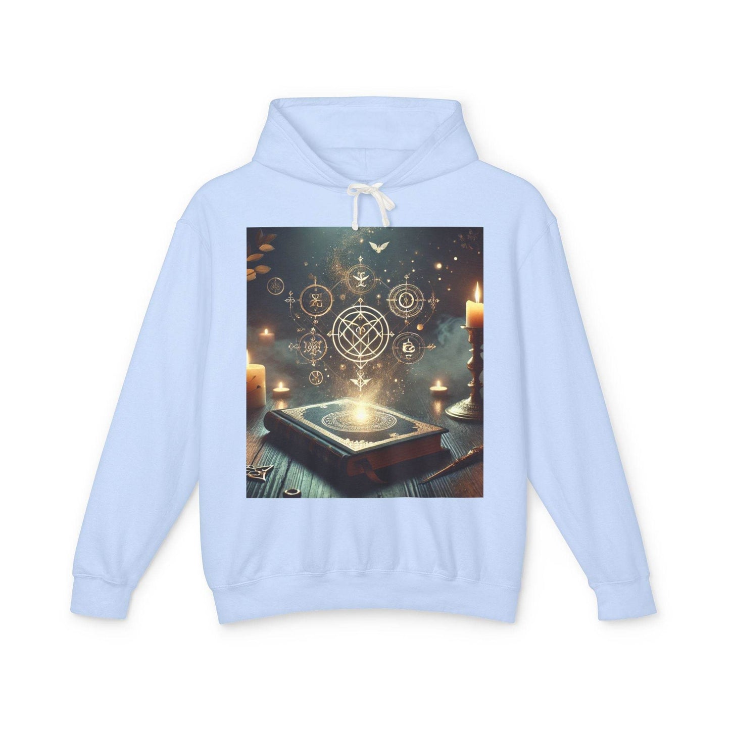 Mystical Magic Unisex Lightweight Hooded Sweatshirt - Kim Bock Books LLC
