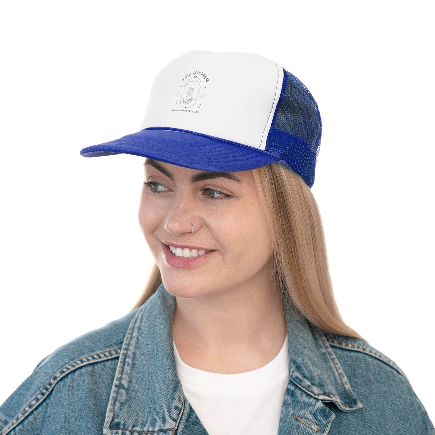 A Well-Read Woman Trucker Cap - Creative Inspiration for Book Lovers - Kim Bock Books LLC