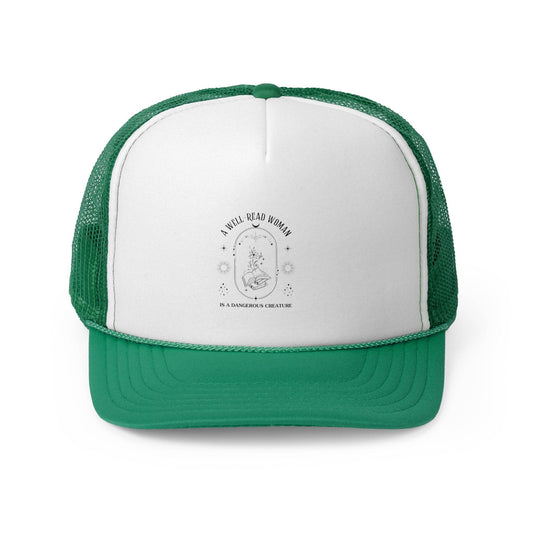 A Well-Read Woman Trucker Cap - Creative Inspiration for Book Lovers - Kim Bock Books LLC
