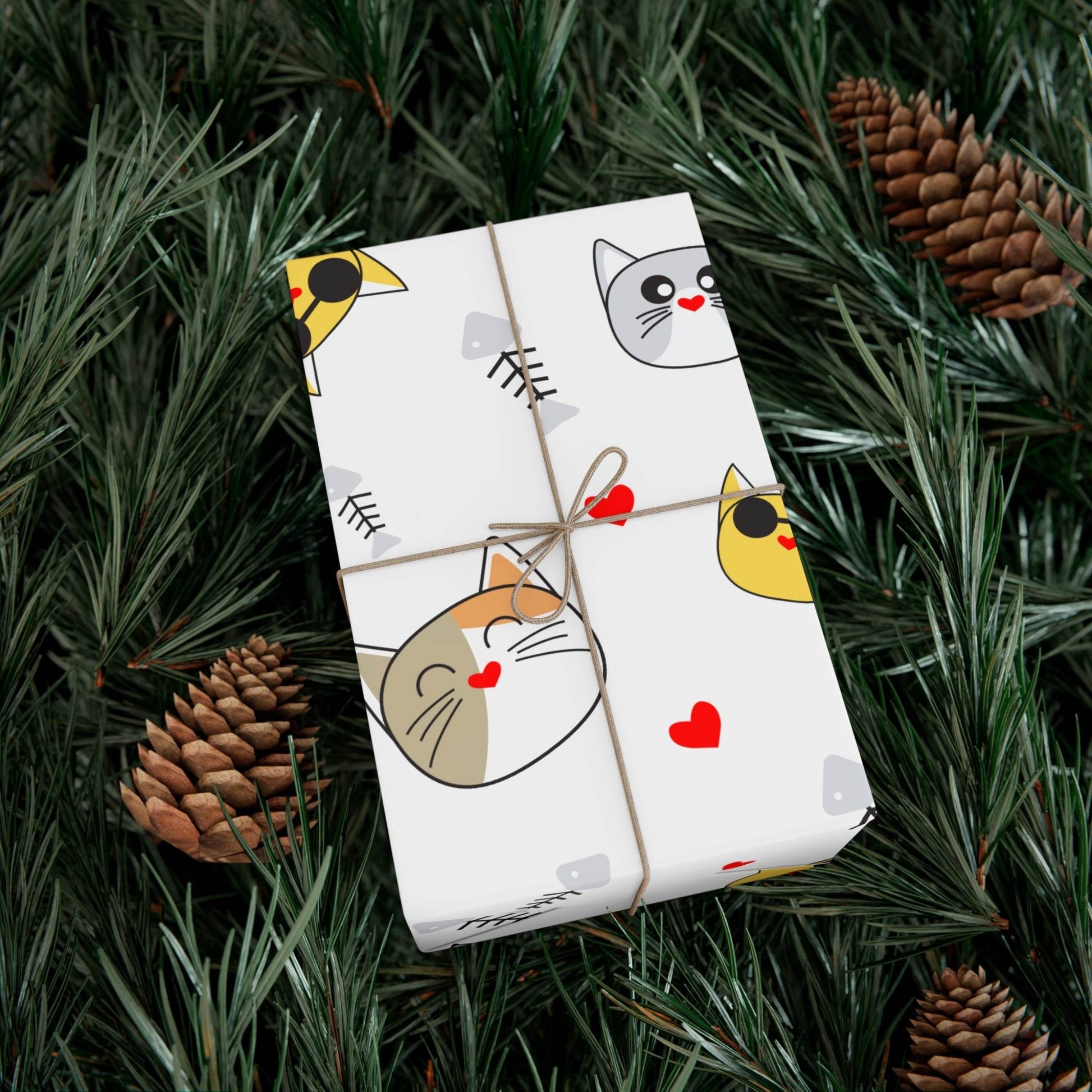 Cute Cat-themed Gift Wrap Paper - Perfect for Pet Lovers & Celebrations - Kim Bock Books LLC