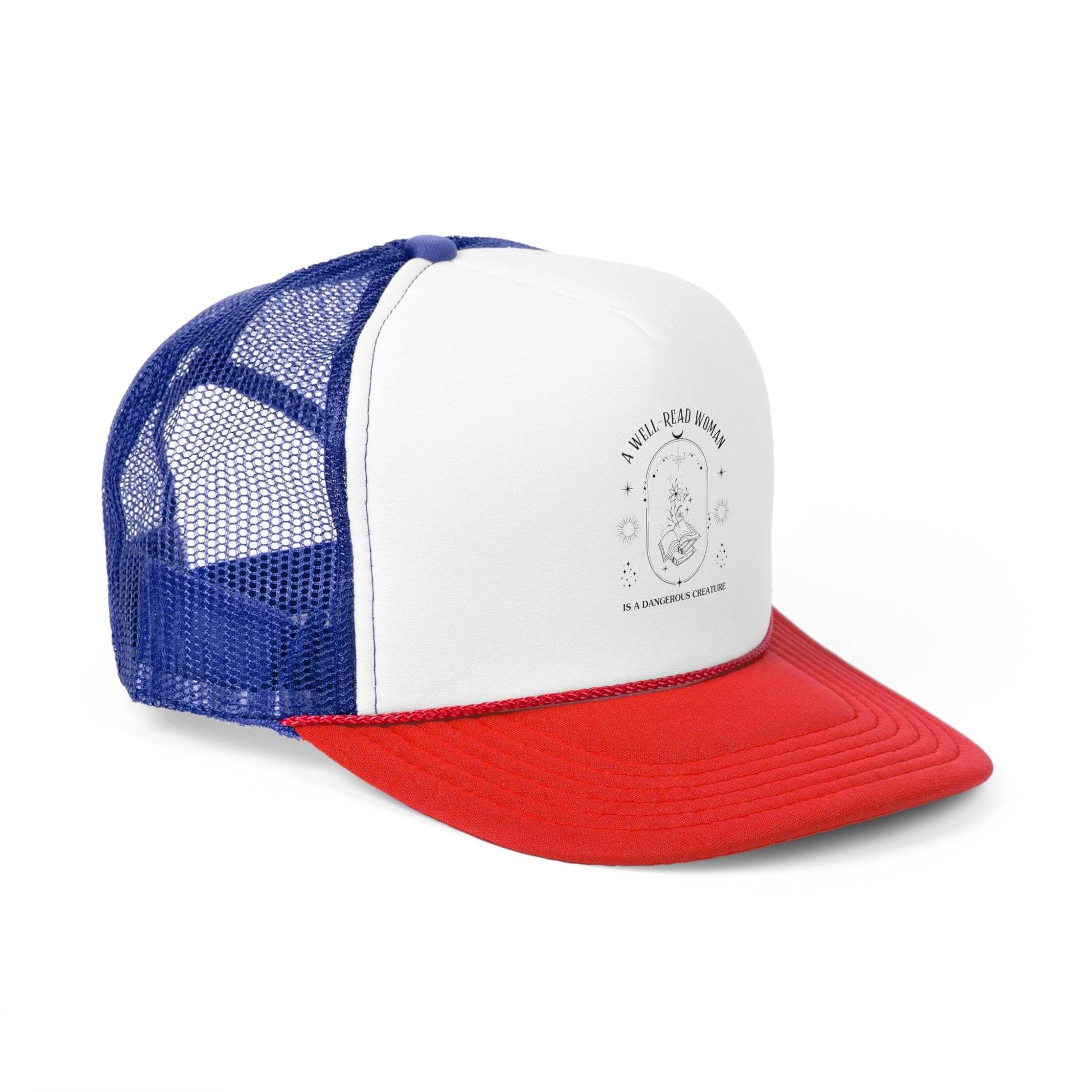 A Well-Read Woman Trucker Cap - Creative Inspiration for Book Lovers - Kim Bock Books LLC