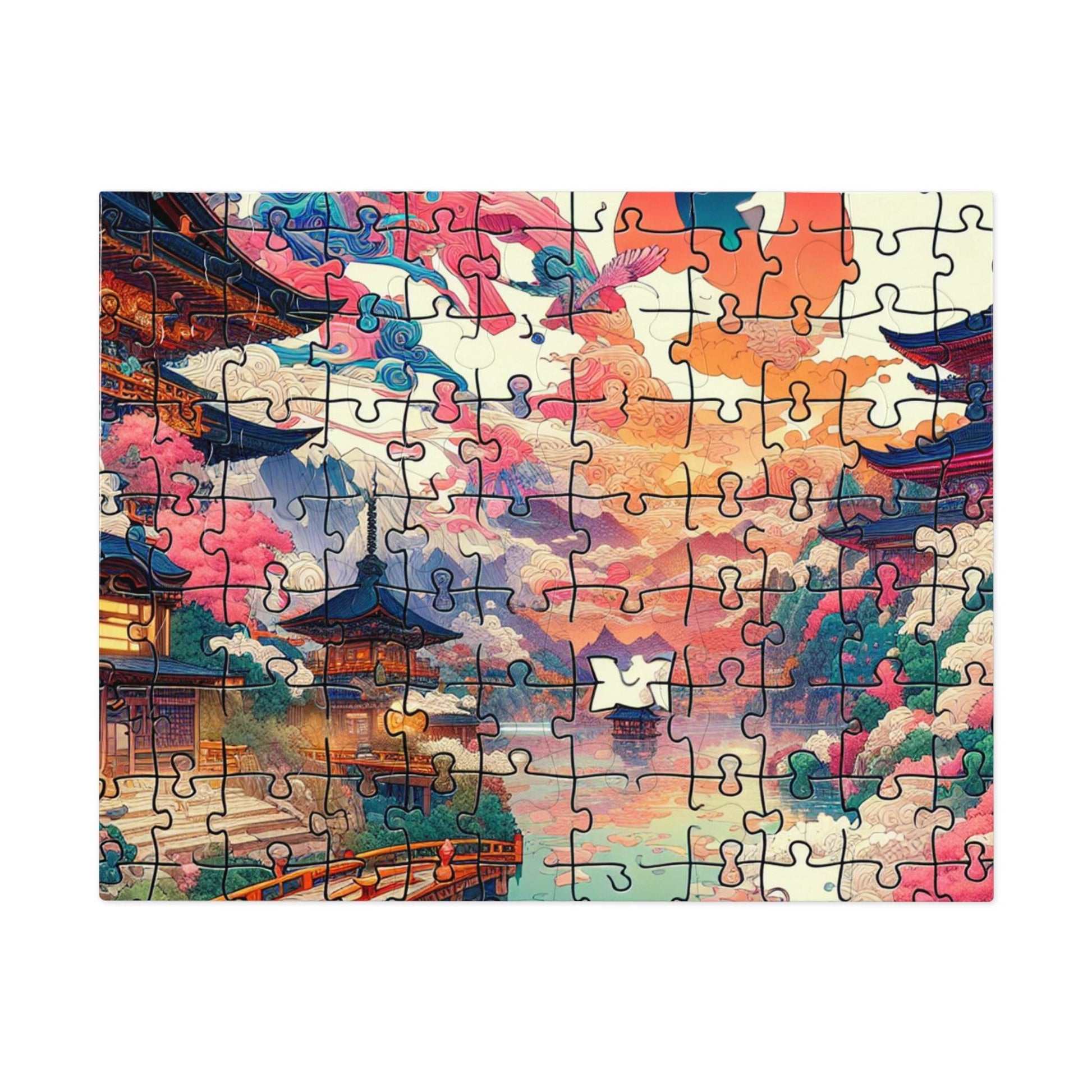 Serene Landscape Jigsaw Puzzle with Tin – Perfect for Family Fun & Gifts - Kim Bock Books LLC