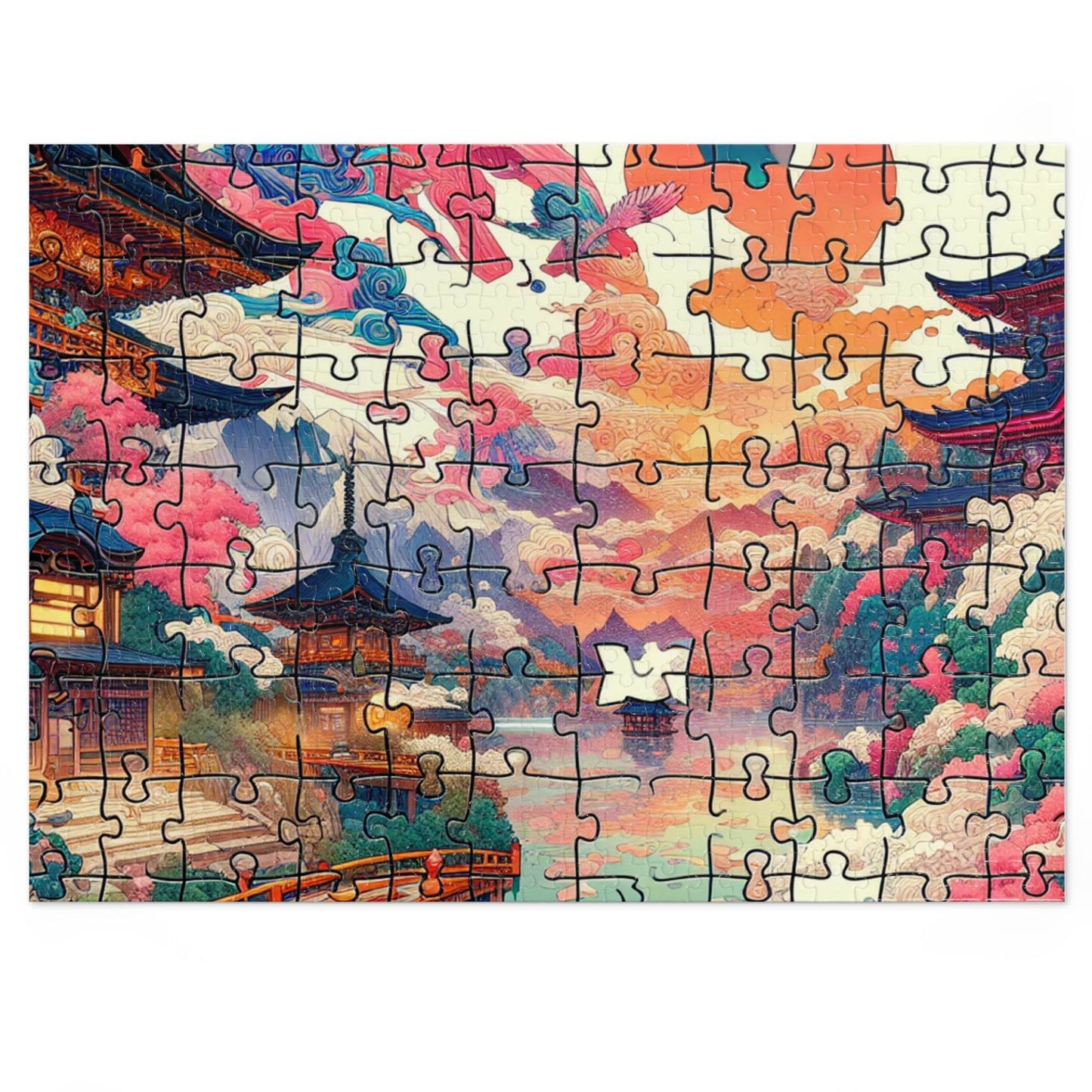 Serene Landscape Jigsaw Puzzle with Tin – Perfect for Family Fun & Gifts - Kim Bock Books LLC