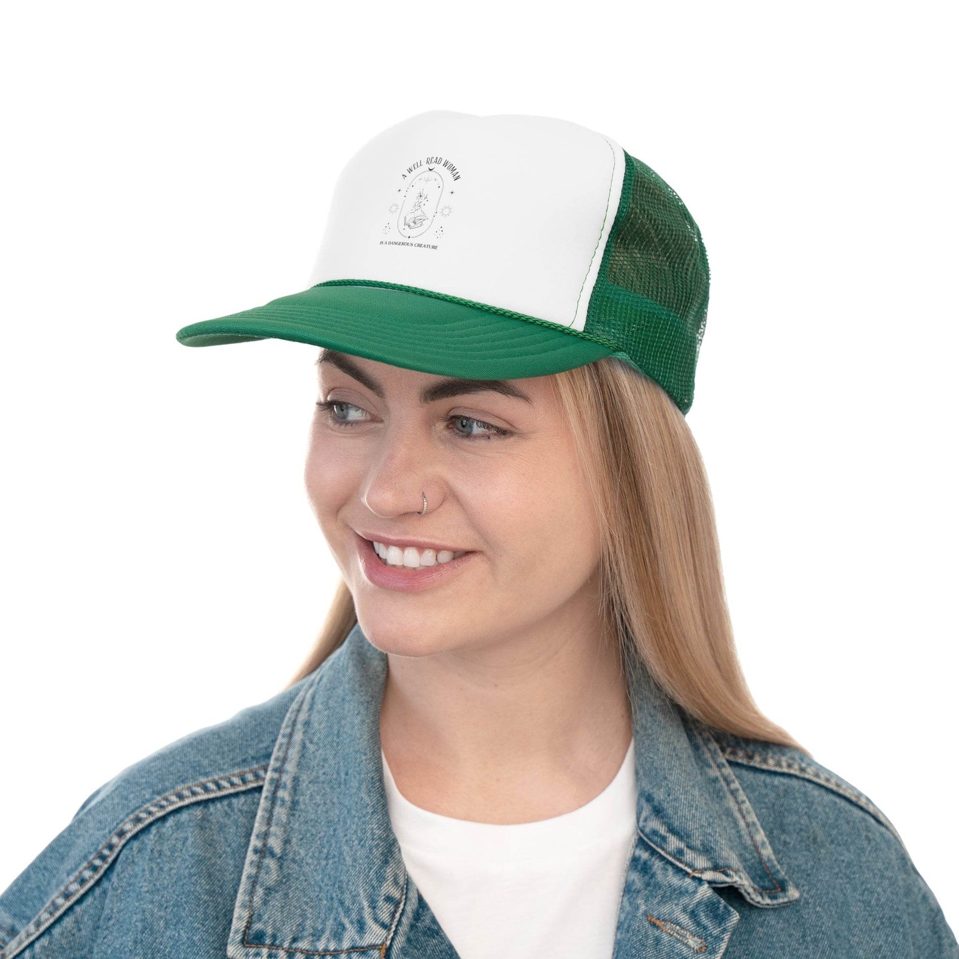 A Well-Read Woman Trucker Cap - Creative Inspiration for Book Lovers - Kim Bock Books LLC
