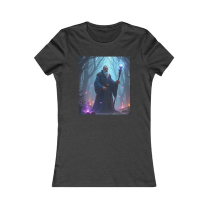 Magical Wizard Women's Favorite Tee - Enchanted Forest Design - Kim Bock Books LLC