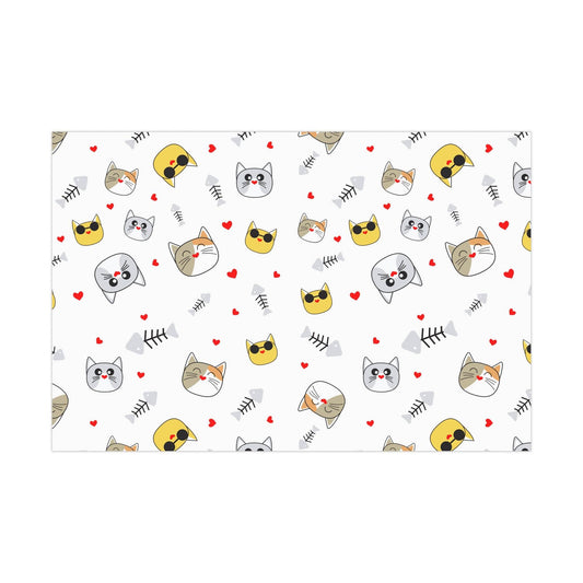 Cute Cat-themed Gift Wrap Paper - Perfect for Pet Lovers & Celebrations - Kim Bock Books LLC