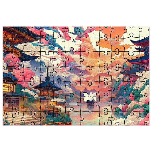 Serene Landscape Jigsaw Puzzle with Tin – Perfect for Family Fun & Gifts - Kim Bock Books LLC