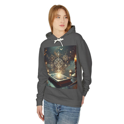 Mystical Magic Unisex Lightweight Hooded Sweatshirt - Kim Bock Books LLC