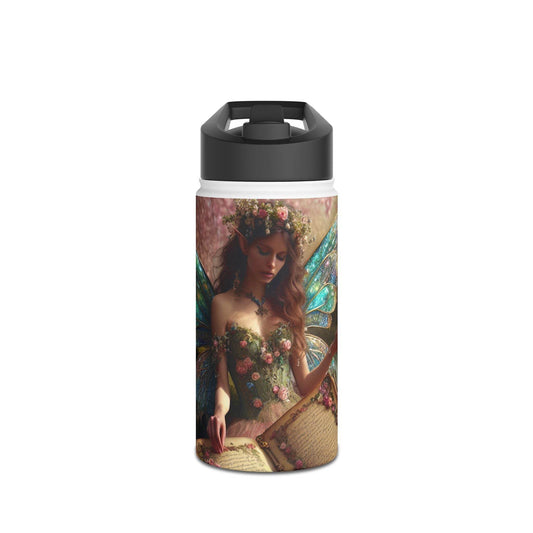 Fairy Garden Stainless Steel Water Bottle - Eco-Friendly Hydration for Nature Lovers - Kim Bock Books LLC