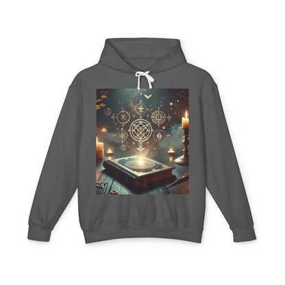 Mystical Magic Unisex Lightweight Hooded Sweatshirt - Kim Bock Books LLC