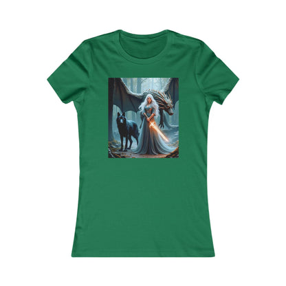 Enchanted Forest Graphic Tee for Women - Fantasy Style - Kim Bock Books LLC