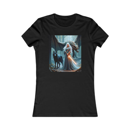 Enchanted Forest Graphic Tee for Women - Fantasy Style - Kim Bock Books LLC