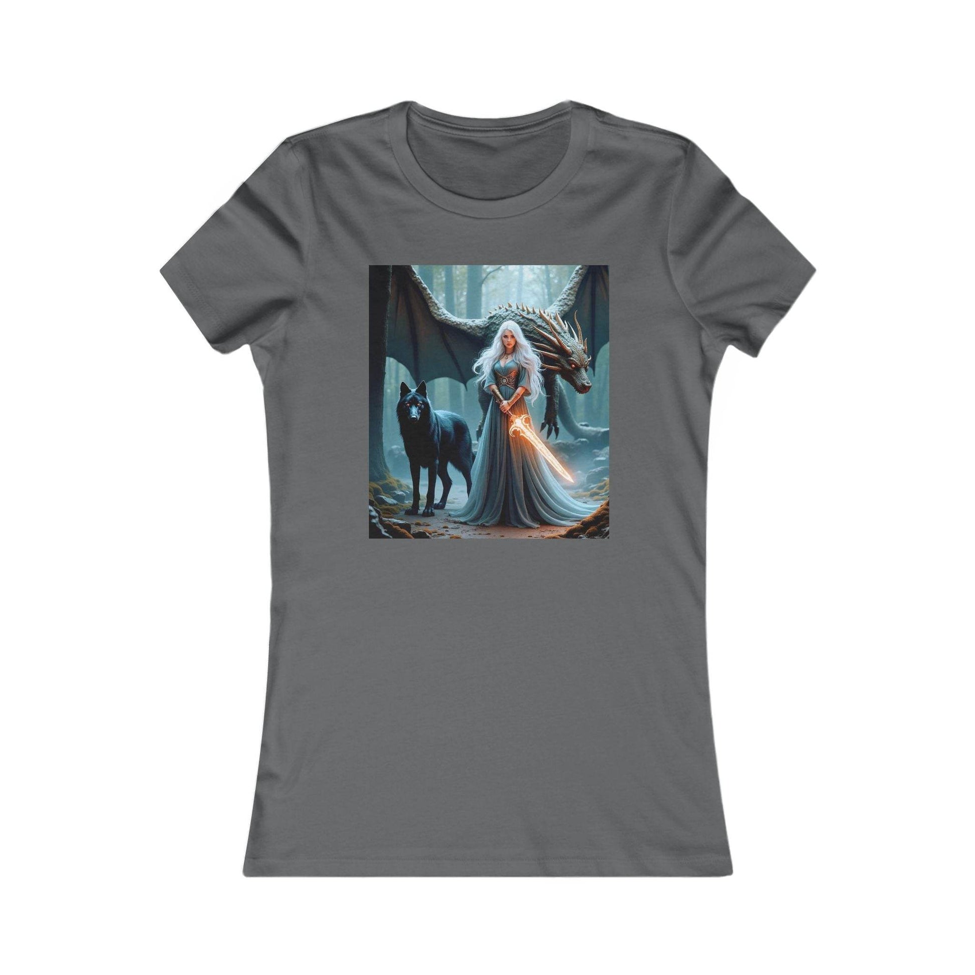 Enchanted Forest Graphic Tee for Women - Fantasy Style - Kim Bock Books LLC