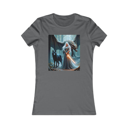 Enchanted Forest Graphic Tee for Women - Fantasy Style - Kim Bock Books LLC