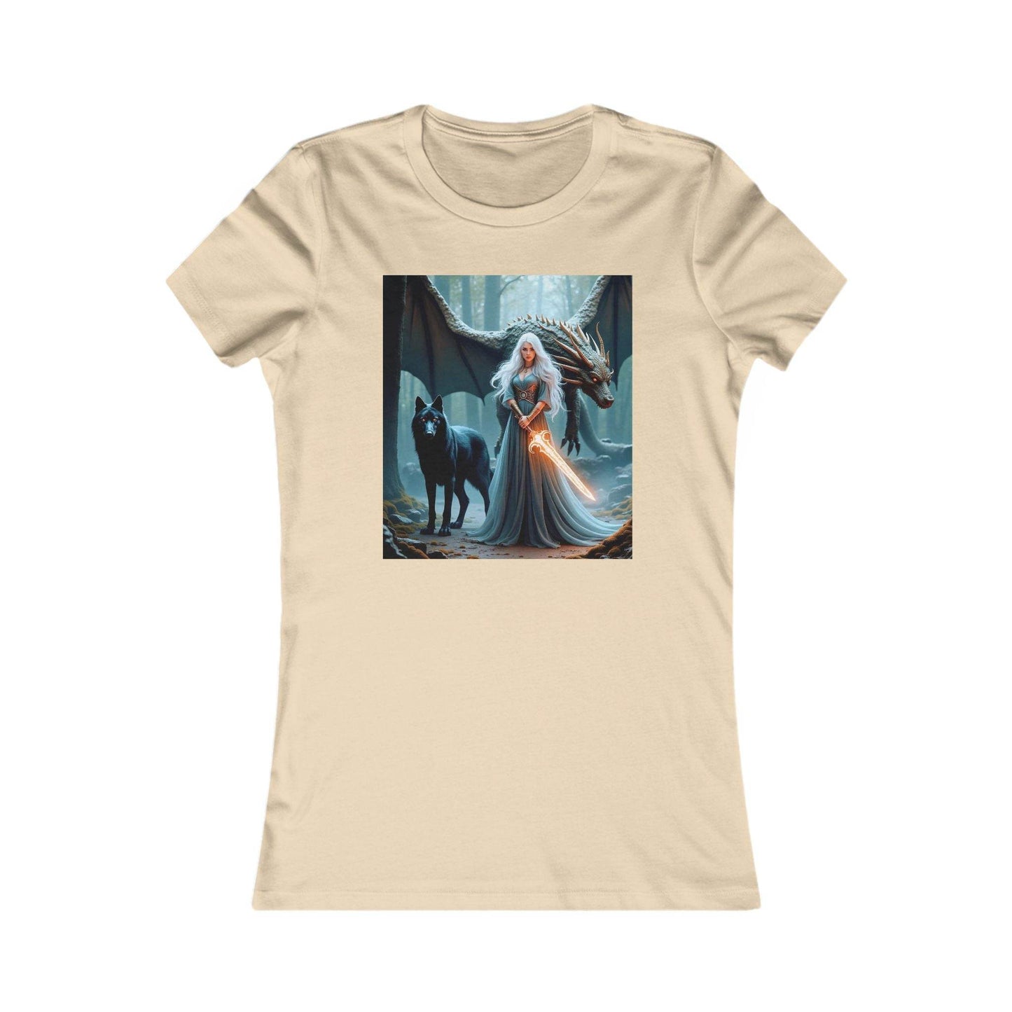 Enchanted Forest Graphic Tee for Women - Fantasy Style - Kim Bock Books LLC