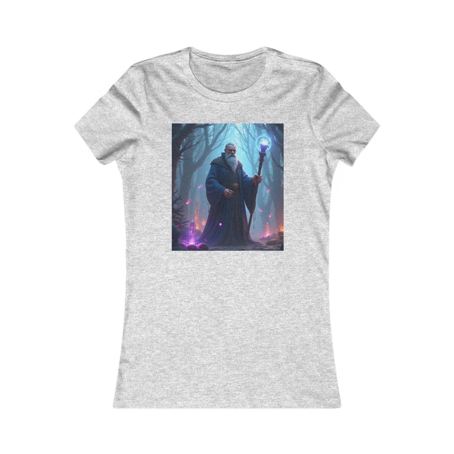 Magical Wizard Women's Favorite Tee - Enchanted Forest Design - Kim Bock Books LLC