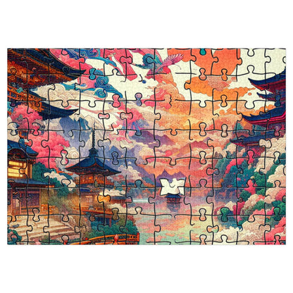 Serene Landscape Jigsaw Puzzle with Tin – Perfect for Family Fun & Gifts - Kim Bock Books LLC