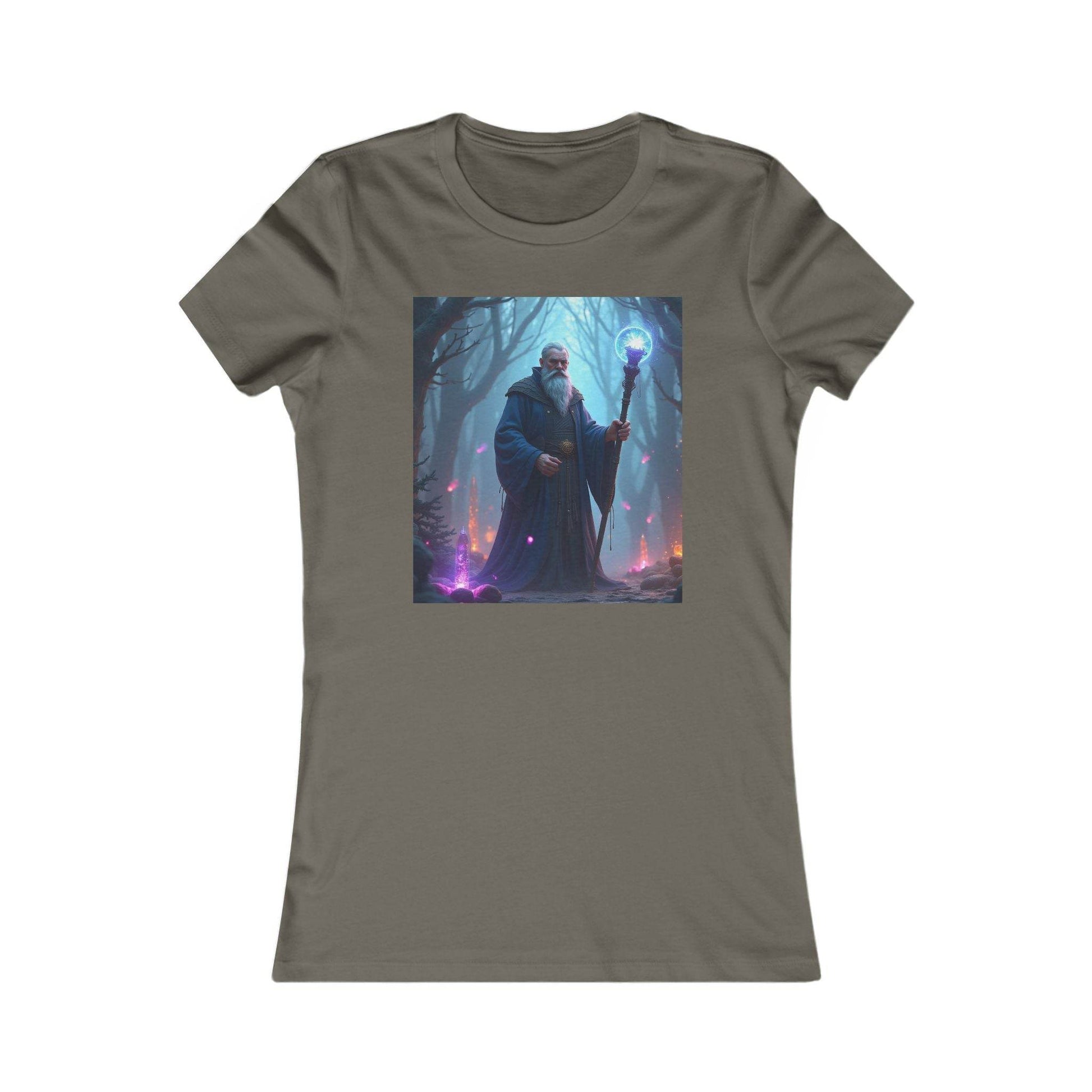 Magical Wizard Women's Favorite Tee - Enchanted Forest Design - Kim Bock Books LLC