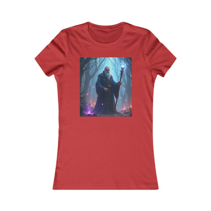 Magical Wizard Women's Favorite Tee - Enchanted Forest Design - Kim Bock Books LLC