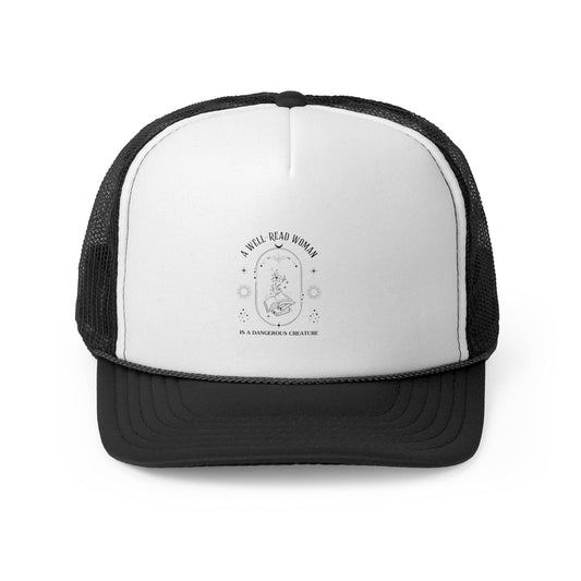 A Well-Read Woman Trucker Cap - Creative Inspiration for Book Lovers - Kim Bock Books LLC